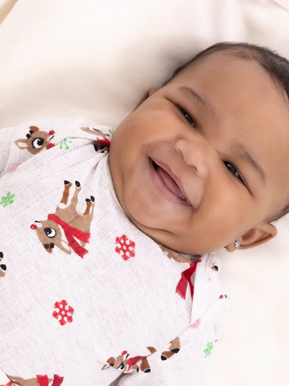 NEW Rudolph Baby Boys Christmas Graphic Bodysuit and Jogger Pants Set Newborn
